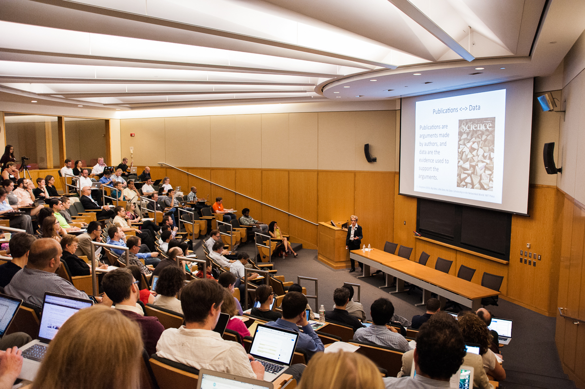 Keynote speaker, Christine Borgman, on Dataverse in the Universe of Data