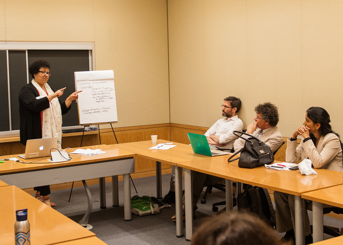 Preservation tools breakout session led by Sonia Barbosa, Harvard Dataverse