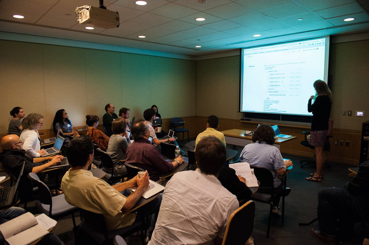 Metadata Breakout Session led by Leanne Trimble + Sünje Dallmeier-Tiessen