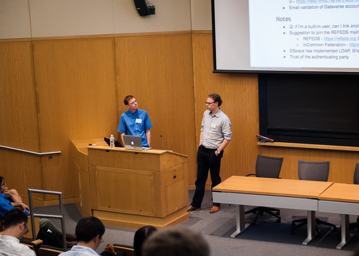 Phil Durbin + Ben Companjen reporting feedback from Authentication breakout session