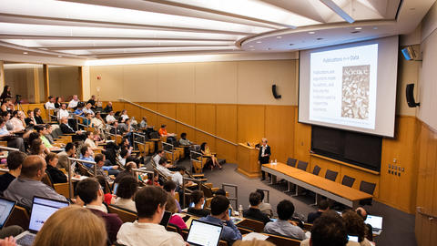 Keynote speaker, Christine Borgman, on Dataverse in the Universe of Data