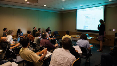 Metadata Breakout Session led by Leanne Trimble + Sünje Dallmeier-Tiessen
